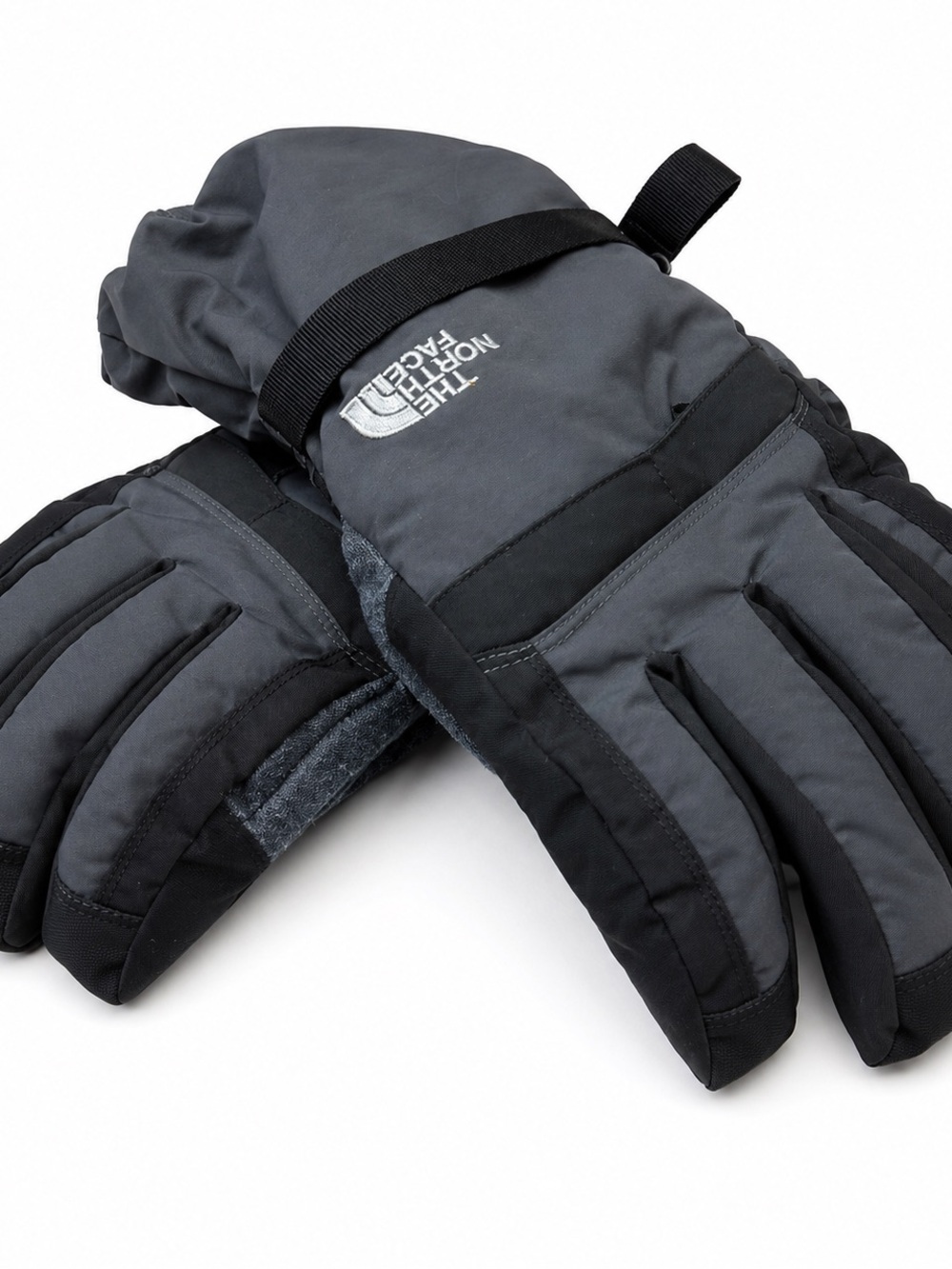The North Face Men’s Insulated Winter Snow Gloves Gray Black Size Large L